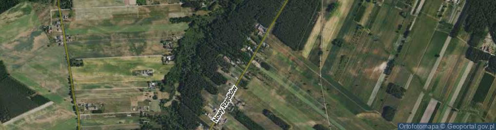 Zdjęcie satelitarne Nowy Rzędków ul.